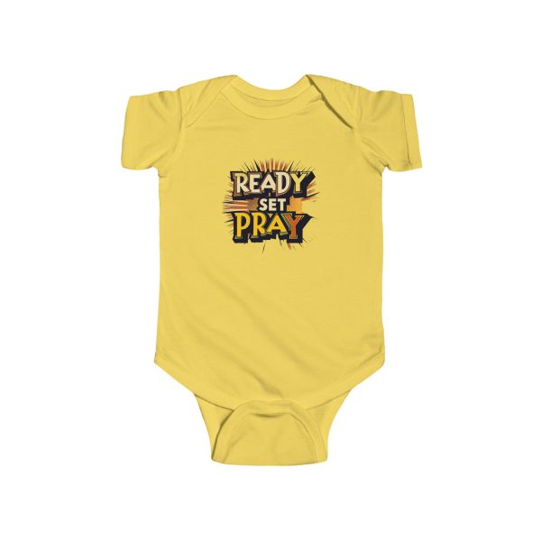 Infant Fine Jersey Bodysuit READY SET PRAY TM - Image 9