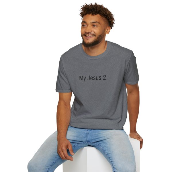 My Jesus 2 Unisex Softstyle T-Shirt Black Letters TM - Image 60