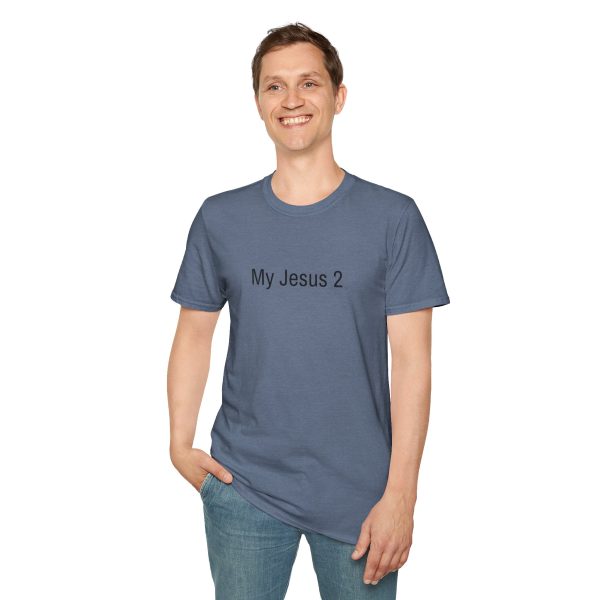 My Jesus 2 Unisex Softstyle T-Shirt Black Letters TM - Image 7