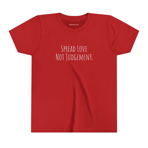 Spread Love Not Judgement Kids Short Sleeve Tee TM - Image 9