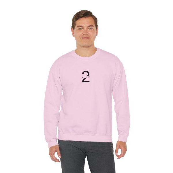 Unisex Heavy Blend Crewneck Sweatshirt My Jesus 2 Logo TM - Image 50