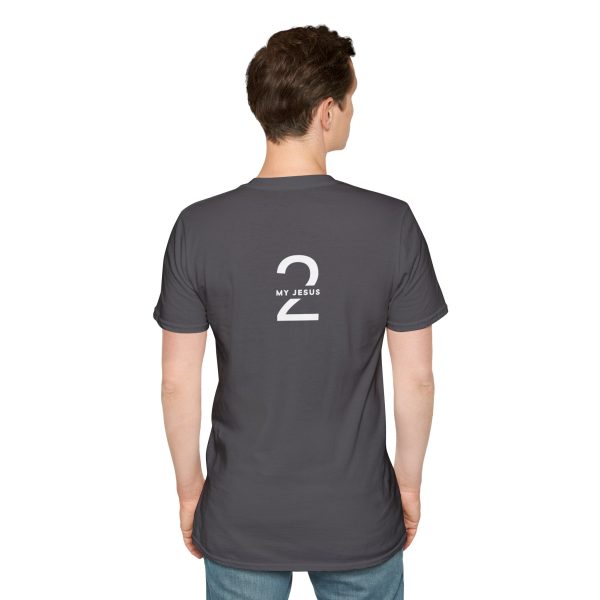 My Jesus 2 Front & Back Logo Unisex Softstyle T-Shirt TM - Image 44