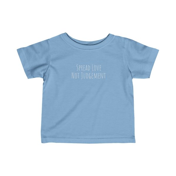 Infant Fine Jersey Tee Spread Love Not Judgement TM - Image 7