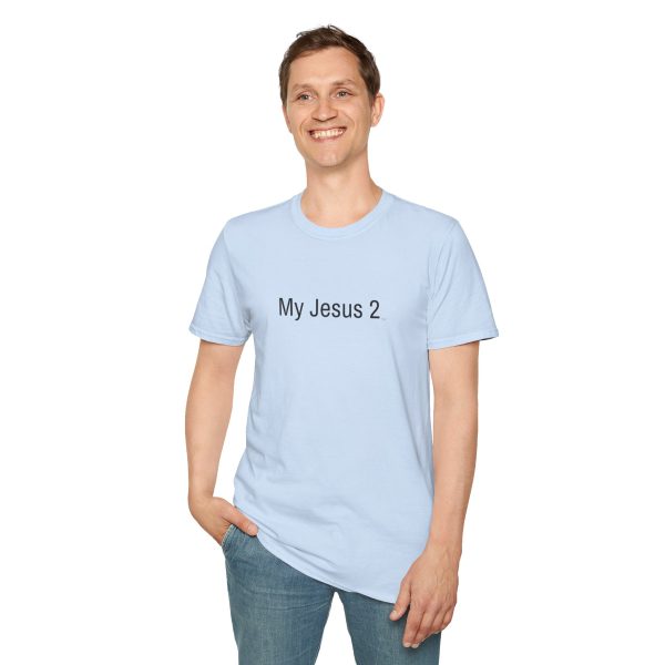 My Jesus 2 Unisex Softstyle T-Shirt Black Letters TM - Image 79