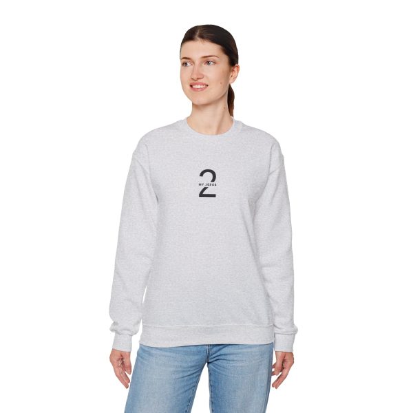 Unisex Heavy Blend Crewneck Sweatshirt My Jesus 2 Logo TM - Image 30