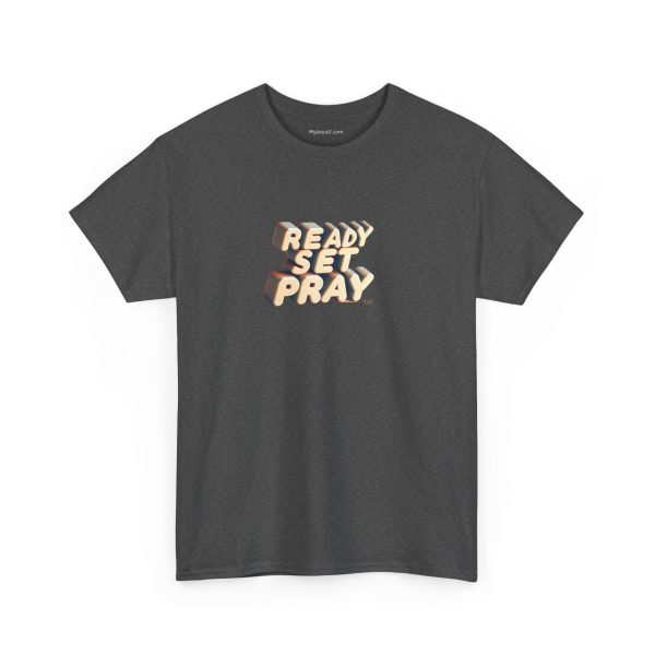 READY SET PRAY Unisex Heavy Cotton Tee TM - Image 7