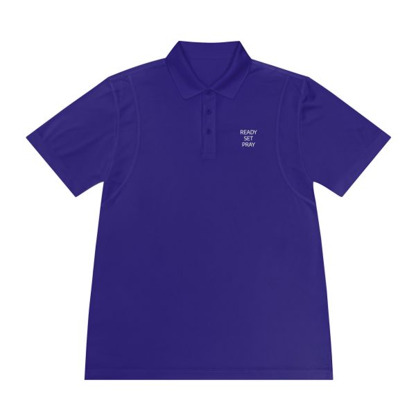 READY SET PRAY Men's Sport Polo Shirt TM - Image 22