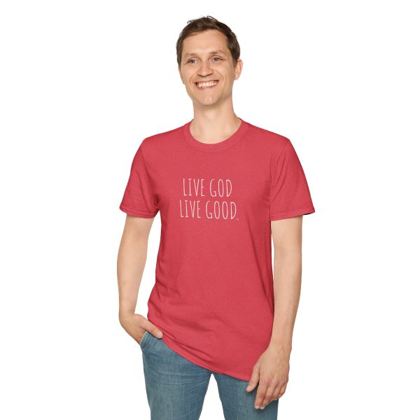 LIVE GOD LIVE GOOD Unisex Softstyle T-Shirt TM - Image 42