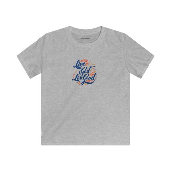 LIVE GOD LIVE GOOD Kids Softstyle Tee TM