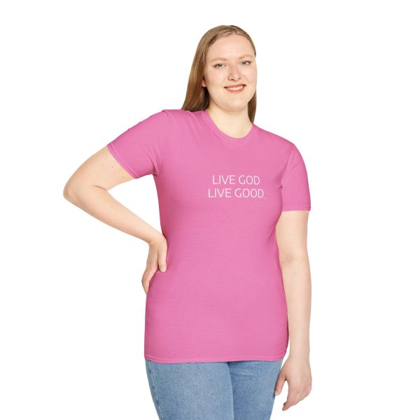 LIVE GOD LIVE GOOD Unisex Softstyle T-Shirt TM - Image 47