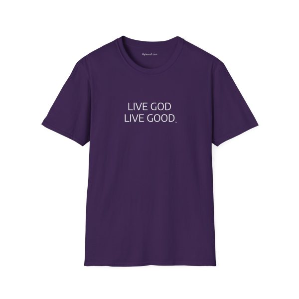 LIVE GOD LIVE GOOD Unisex Softstyle T-Shirt TM - Image 37