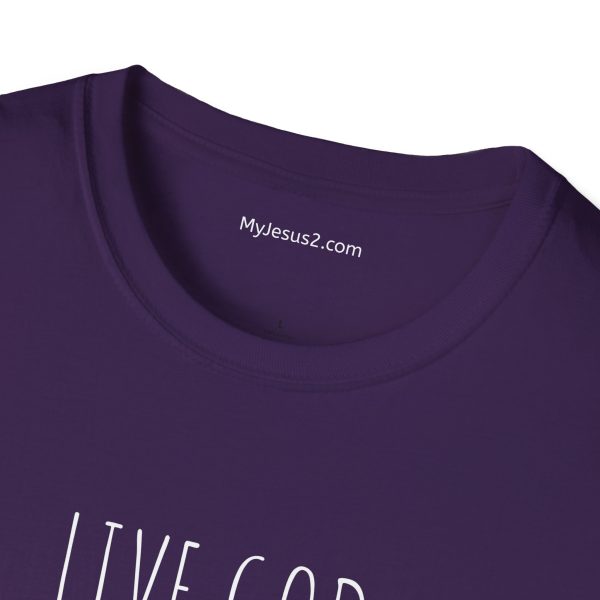 LIVE GOD LIVE GOOD Unisex Softstyle T-Shirt TM - Image 9