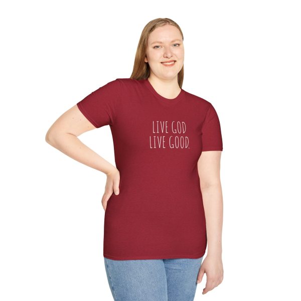 LIVE GOD LIVE GOOD Unisex Softstyle T-Shirt TM - Image 65