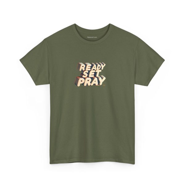 READY SET PRAY Unisex Heavy Cotton Tee TM - Image 27