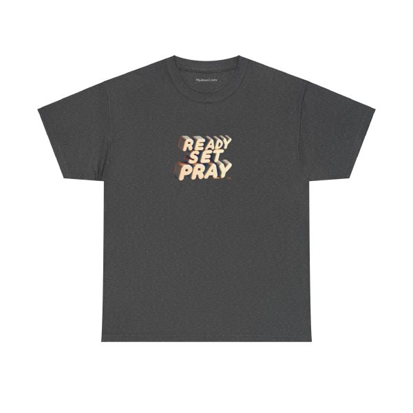 READY SET PRAY Unisex Heavy Cotton Tee TM - Image 5