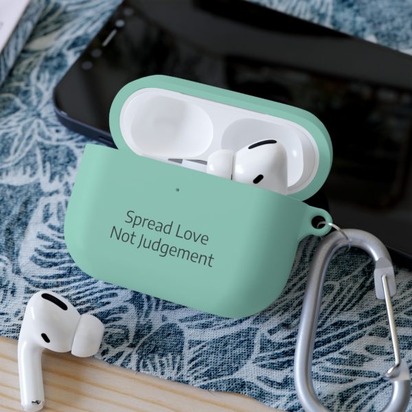 AirPods and AirPods Pro (Case Cover) Spread Love Not Judgement TM - Image 23