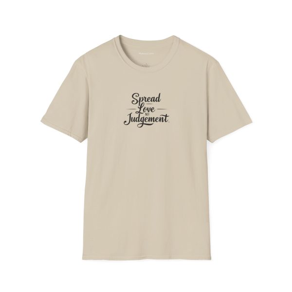 Spread Love Not Judgement Unisex Softstyle T-Shirt TM - Image 5