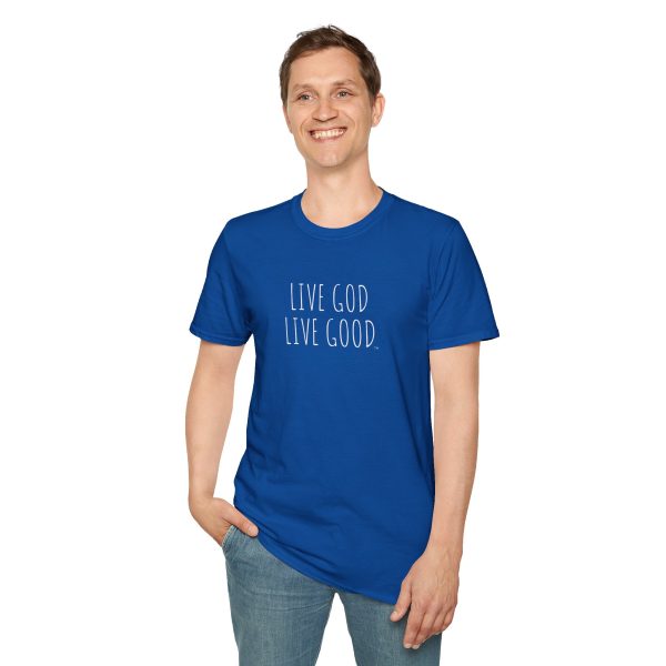 LIVE GOD LIVE GOOD Unisex Softstyle T-Shirt TM - Image 18