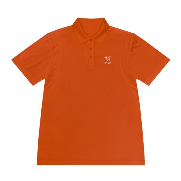 READY SET PRAY Men's Sport Polo Shirt TM - Image 7