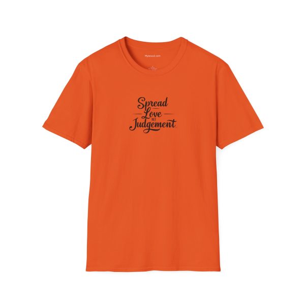 Spread Love Not Judgement Unisex Softstyle T-Shirt TM - Image 9