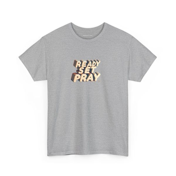 READY SET PRAY Unisex Heavy Cotton Tee TM - Image 15