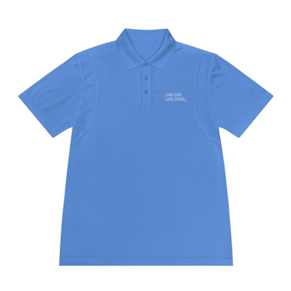 LIVE GOD LIVE GOOD Men's Sport Polo Shirt TM - Image 4