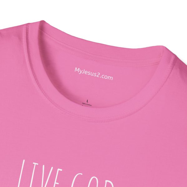 LIVE GOD LIVE GOOD Unisex Softstyle T-Shirt TM - Image 33