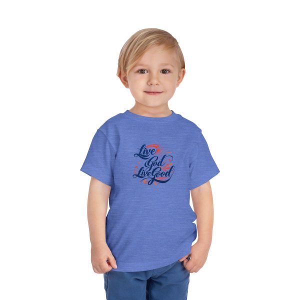 LIVE GOD LIVE GOOD Toddler Short Sleeve Tee TM - Image 3