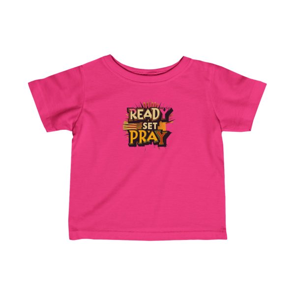 Infant Fine Jersey Tee READY SET PRAY TM - Image 28