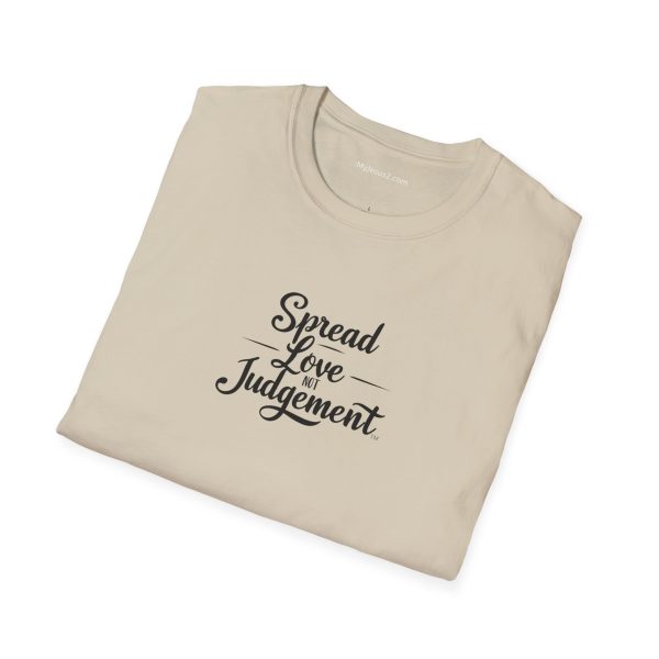 Spread Love Not Judgement Unisex Softstyle T-Shirt TM - Image 8