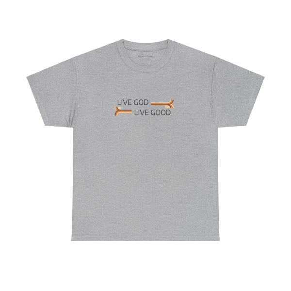 LIVE GOD LIVE GOOD Unisex Heavy Cotton Tee TM - Image 61