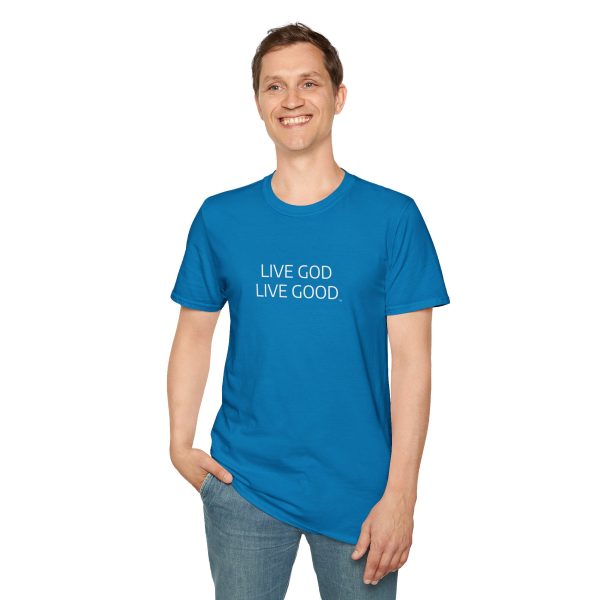 LIVE GOD LIVE GOOD Unisex Softstyle T-Shirt TM - Image 36