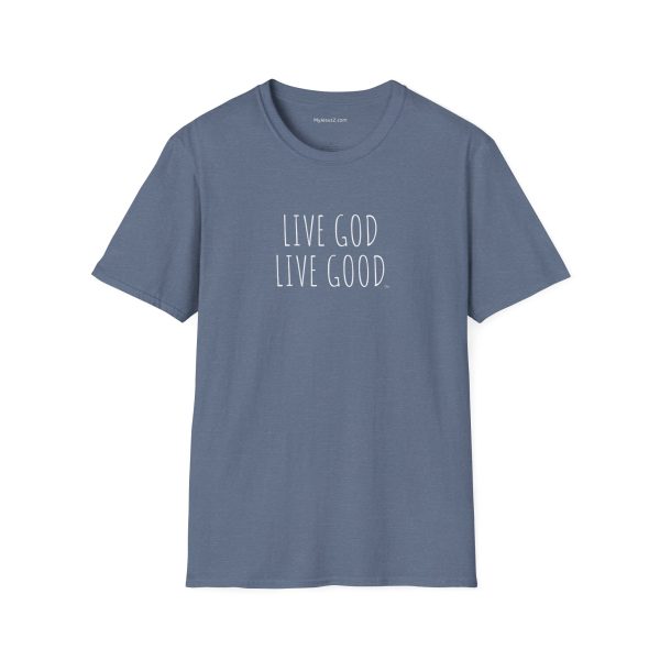 LIVE GOD LIVE GOOD Unisex Softstyle T-Shirt TM - Image 49