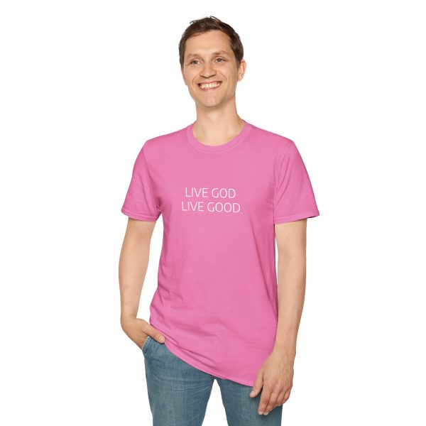 LIVE GOD LIVE GOOD Unisex Softstyle T-Shirt TM - Image 48