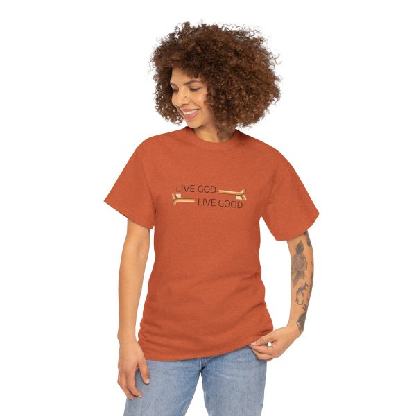 LIVE GOD LIVE GOOD Unisex Heavy Cotton Tee TM - Image 15