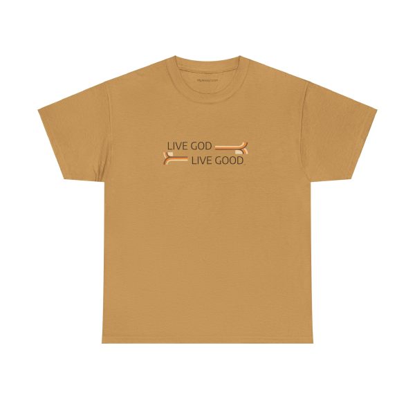 LIVE GOD LIVE GOOD Unisex Heavy Cotton Tee TM - Image 41