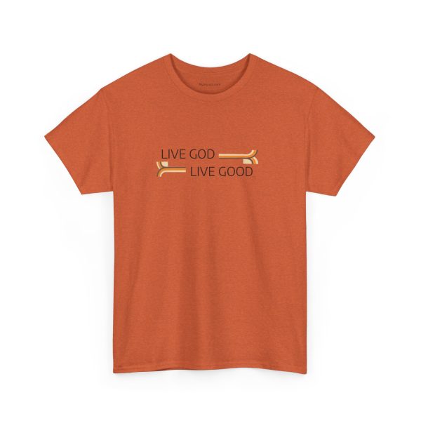 LIVE GOD LIVE GOOD Unisex Heavy Cotton Tee TM - Image 13