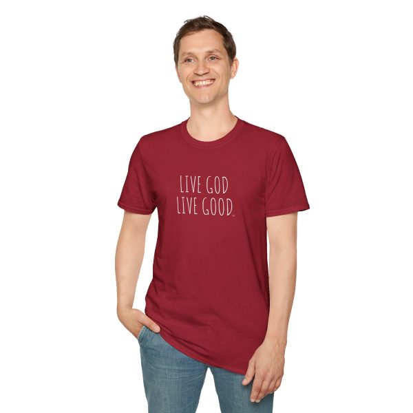 LIVE GOD LIVE GOOD Unisex Softstyle T-Shirt TM - Image 66