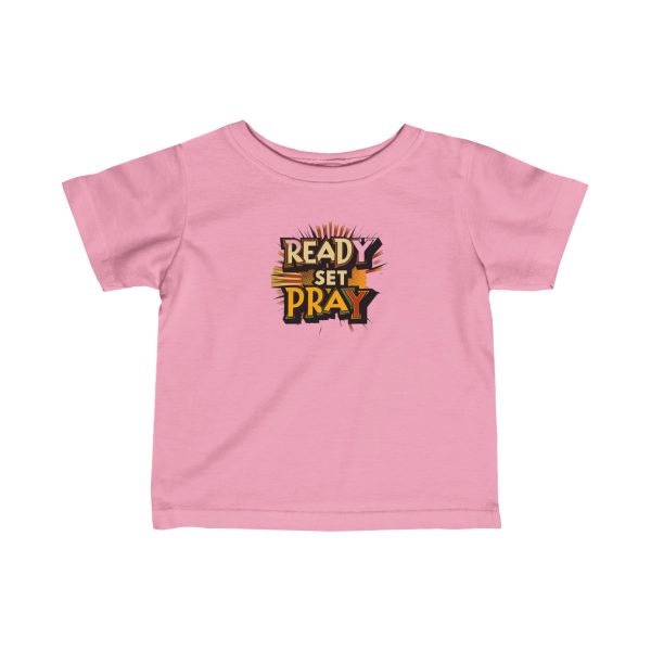 Infant Fine Jersey Tee READY SET PRAY TM - Image 25