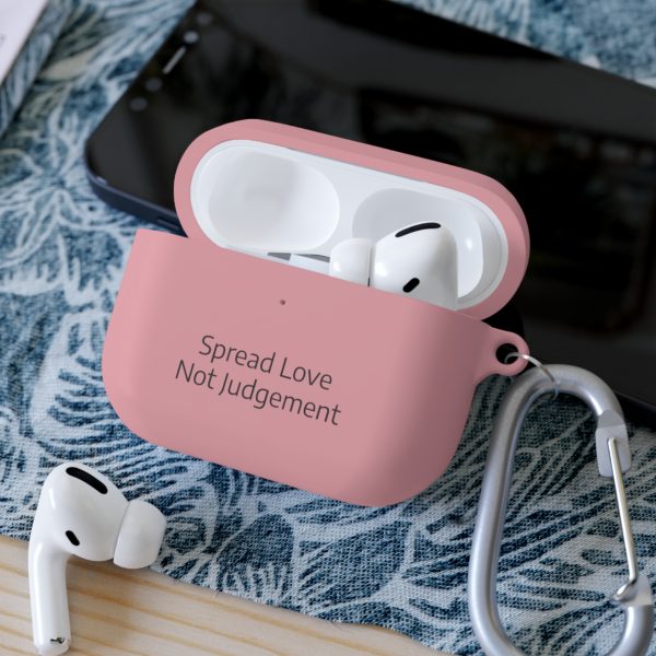 AirPods and AirPods Pro (Case Cover) Spread Love Not Judgement TM - Image 3