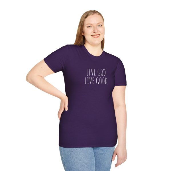 LIVE GOD LIVE GOOD Unisex Softstyle T-Shirt TM - Image 11