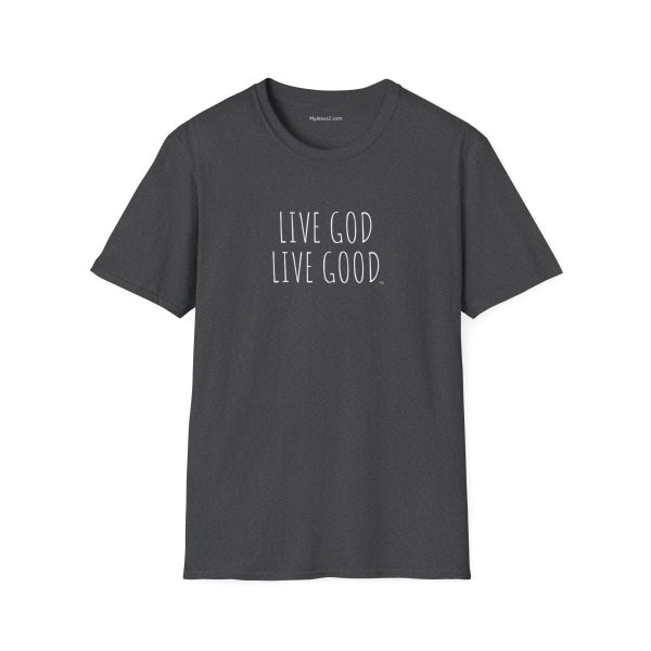 LIVE GOD LIVE GOOD Unisex Softstyle T-Shirt TM - Image 43