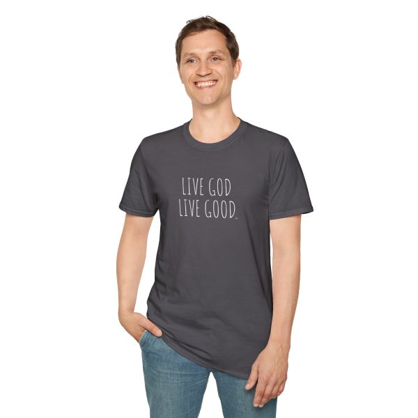 LIVE GOD LIVE GOOD Unisex Softstyle T-Shirt TM - Image 6