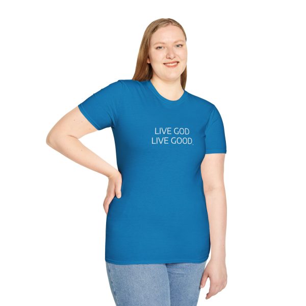 LIVE GOD LIVE GOOD Unisex Softstyle T-Shirt TM - Image 35