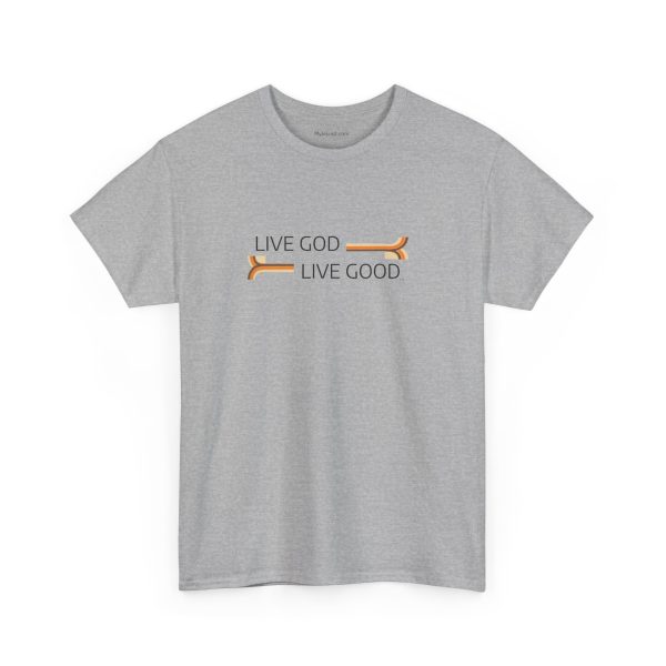 LIVE GOD LIVE GOOD Unisex Heavy Cotton Tee TM - Image 63