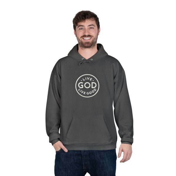 Unisex EcoSmart Pullover Hoodie Sweatshirt LIVE GOD LIVE GOOD TM - Image 6