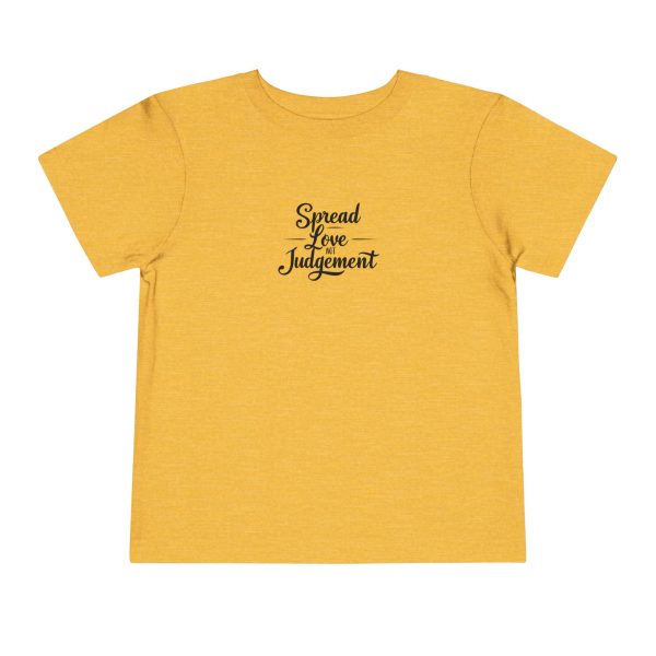 Toddler Short Sleeve Tee Spread Love Not Judgement TM - Image 21