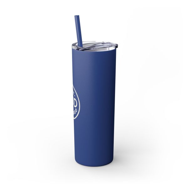 Cup Skinny Tumbler with Straw, 20oz LIVE GOD LIVE GOOD TM - Image 40