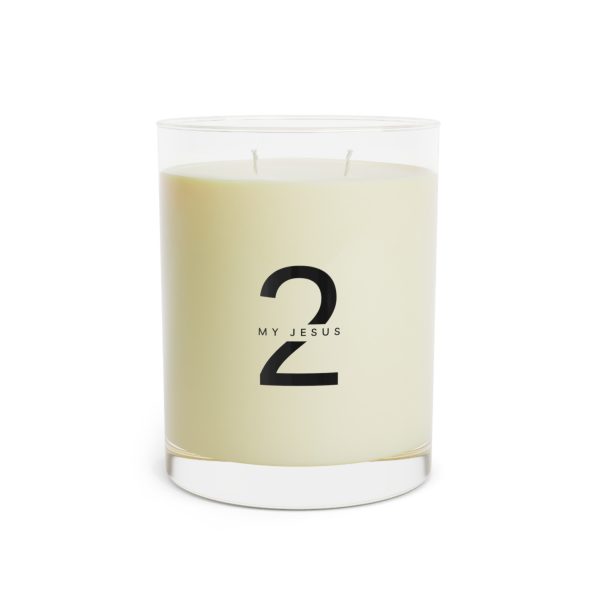 Scented Candle - Full Glass, 11oz My Jesus 2 Logo TM - Image 5