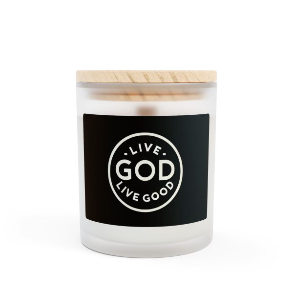 Scented Frosted Glass Candle, 11oz LIVE GOD LIVE GOOD - Image 19